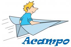 Logo acampo bleu